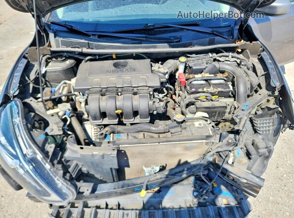 3N1AB7APXKL609902 2019 NISSAN SENTRA Gray Rear interior view