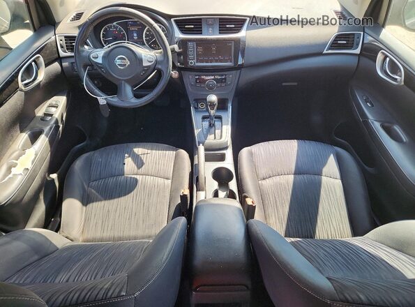 3N1AB7APXKL609902 2019 NISSAN SENTRA Gray Dashboard view