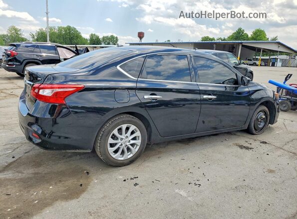 3N1AB7APXKL623928 2019 NISSAN SENTRA Black Задня права чверть
