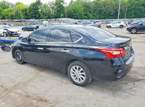 3N1AB7APXKL623928 2019 NISSAN SENTRA Black Задня ліва чверть