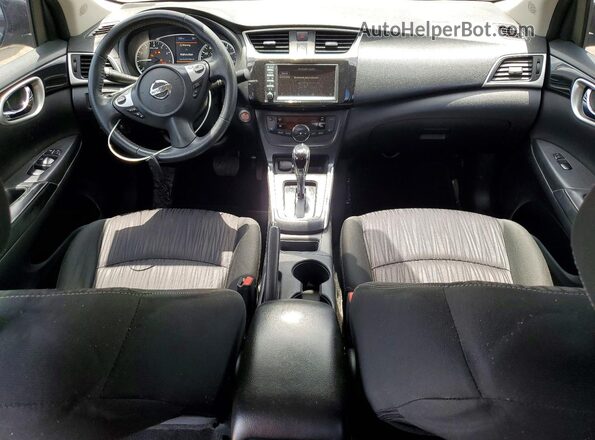 3N1AB7APXKL623928 2019 NISSAN SENTRA Black Вид панелі приладів