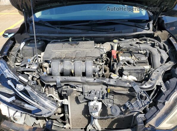 3N1AB7APXKY208322 2019 NISSAN SENTRA Black Rear interior view