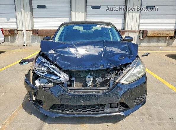 3N1AB7APXKY208322 2019 NISSAN SENTRA Black Front view