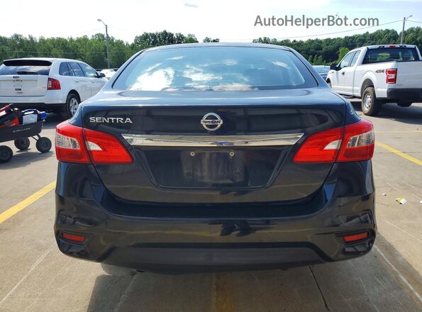 3N1AB7APXKY208322 2019 NISSAN SENTRA Black Rear view