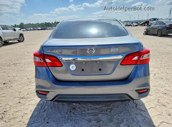 3N1AB7APXKY210653 2019 NISSAN SENTRA Gray Rear view