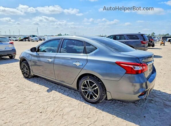 3N1AB7APXKY210653 2019 NISSAN SENTRA Gray Rear left