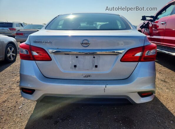 3N1AB7APXKY210720 2019 NISSAN SENTRA Серебряный Вид сзади