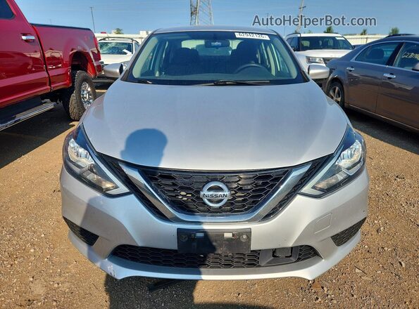 3N1AB7APXKY210720 2019 NISSAN SENTRA Серебряный Вид спереди
