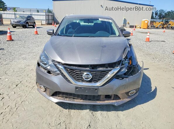 3N1AB7APXKY222947 2019 NISSAN SENTRA Gray Вид спереду