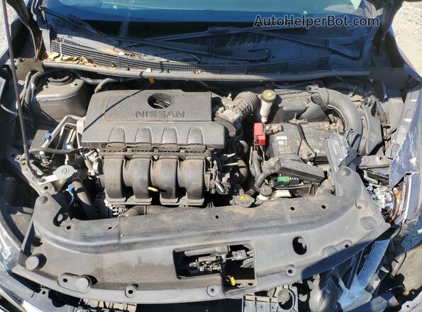 3N1AB7APXKY222947 2019 NISSAN SENTRA Gray Вид задньої частини салону