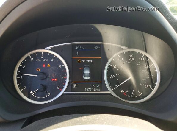 3N1AB7APXKY222947 2019 NISSAN SENTRA Gray Вид щитка приладів