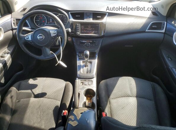 3N1AB7APXKY222947 2019 NISSAN SENTRA Gray Вид панелі приладів