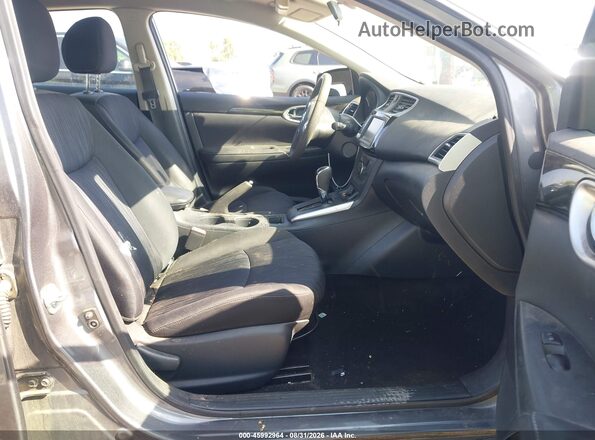3N1AB7APXKY237304 2019 NISSAN SENTRA Gray წინა სალონის ხედი