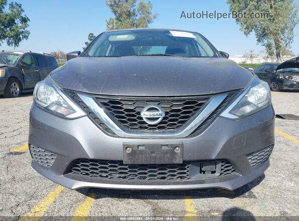 3N1AB7APXKY237304 2019 NISSAN SENTRA Gray ხელსაწყოთა პანელის ხედი