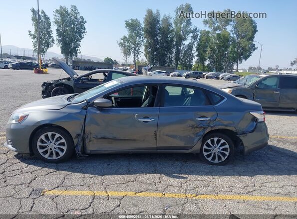 3N1AB7APXKY237304 2019 NISSAN SENTRA Gray სალონის 360-გრადუსიანი ხედი