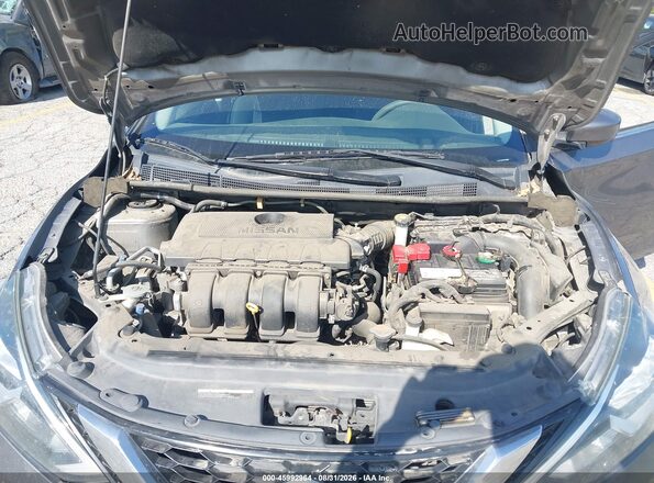 3N1AB7APXKY237304 2019 NISSAN SENTRA Gray უკანა ხედი