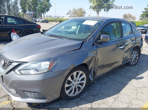 3N1AB7APXKY237304 2019 NISSAN SENTRA Gray 