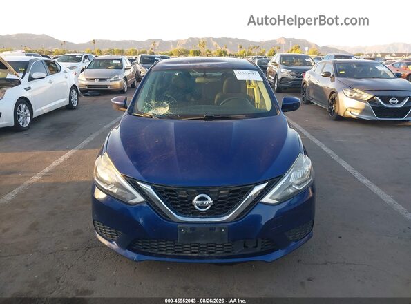 3N1AB7APXKY247685 2019 NISSAN SENTRA Blue Vista del cuadro de instrumentos