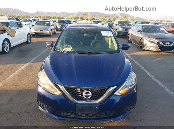 3N1AB7APXKY247685 2019 NISSAN SENTRA Blue Vista frontal