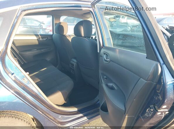 3N1AB7APXKY247685 2019 NISSAN SENTRA Blue Vista de la etiqueta del VIN