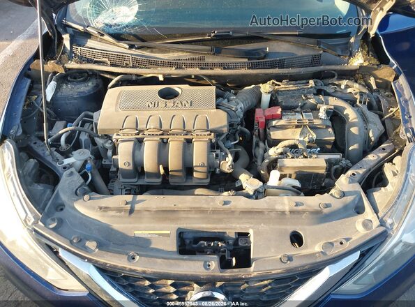 3N1AB7APXKY247685 2019 NISSAN SENTRA Blue Vista trasera