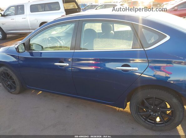 3N1AB7APXKY247685 2019 NISSAN SENTRA Blue Vista interior de 360 grados