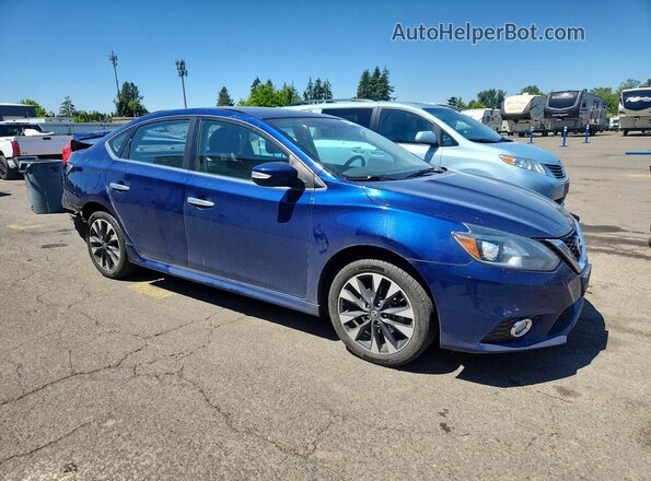 3N1AB7APXKY259433 2019 NISSAN SENTRA Blue Front right