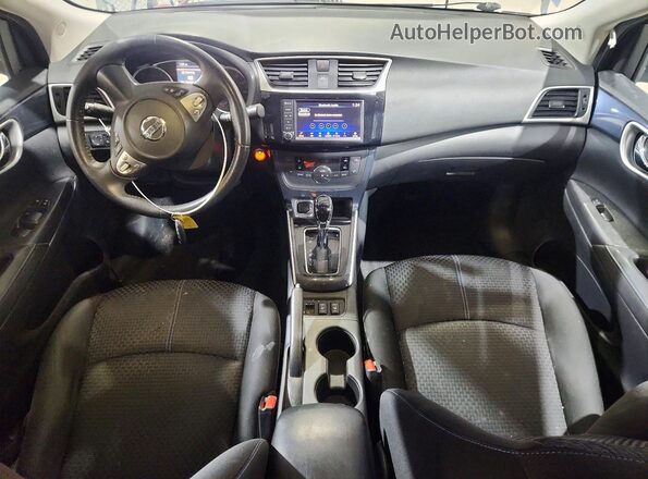 3N1AB7APXKY267144 2019 NISSAN SENTRA Blue Vista del salpicadero