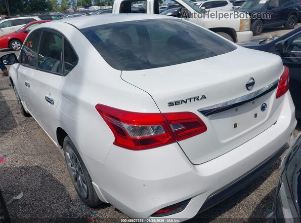 3N1AB7APXKY269654 2019 NISSAN SENTRA White Tył lewy