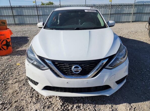 3N1AB7APXKY287782 2019 NISSAN SENTRA White Front view
