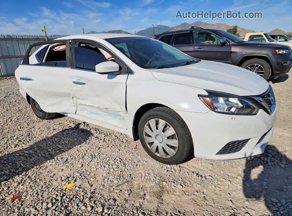 3N1AB7APXKY287782 2019 NISSAN SENTRA White Front right