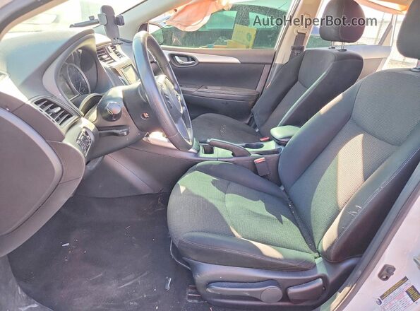 3N1AB7APXKY287782 2019 NISSAN SENTRA White Front interior view