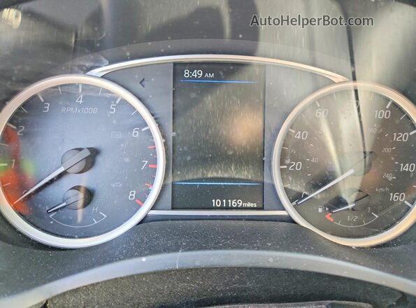 3N1AB7APXKY287782 2019 NISSAN SENTRA White Instrument cluster view