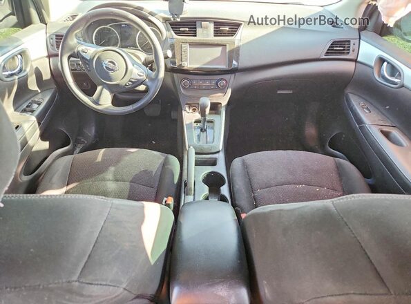 3N1AB7APXKY287782 2019 NISSAN SENTRA White Dashboard view