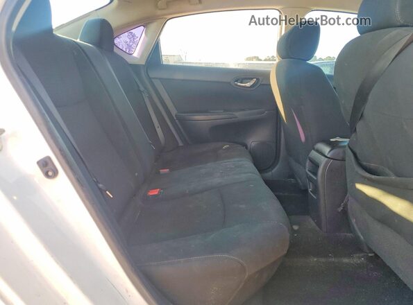 3N1AB7APXKY291153 2019 NISSAN SENTRA Белый Вид задних сидений