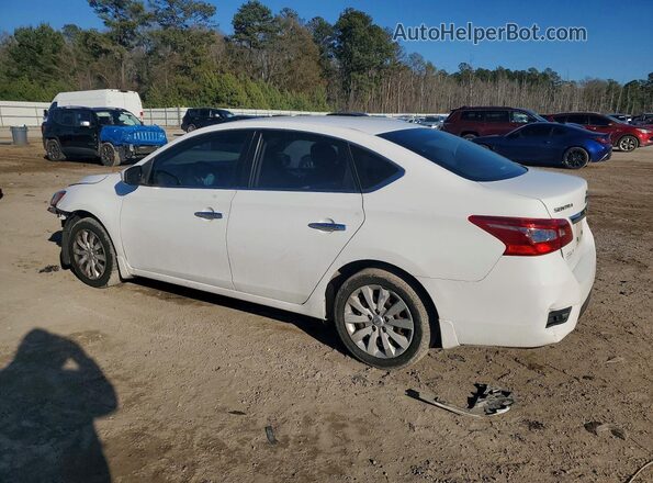 3N1AB7APXKY291153 2019 NISSAN SENTRA Белый Задняя левая четверть