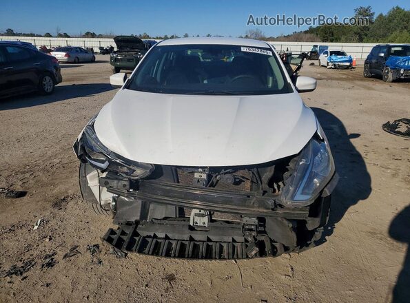 3N1AB7APXKY291153 2019 NISSAN SENTRA Белый Вид спереди