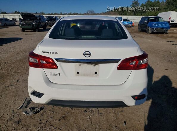3N1AB7APXKY291153 2019 NISSAN SENTRA Белый Вид сзади