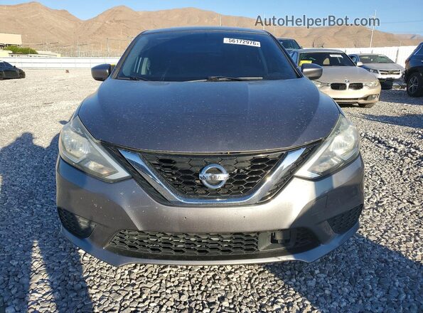 3N1AB7APXKY296479 2019 NISSAN SENTRA Gray Դիմացի տեսք