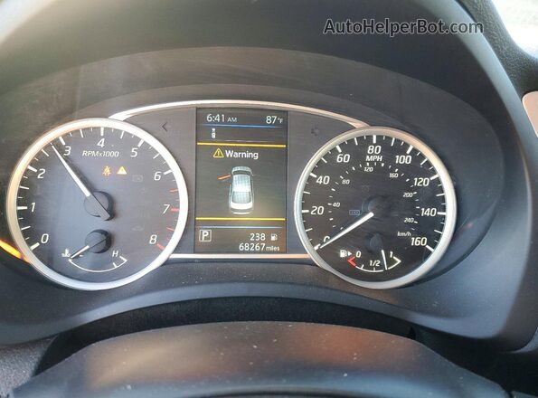 3N1AB7APXKY296479 2019 NISSAN SENTRA Gray Սարքավորումների վահանակի տեսք
