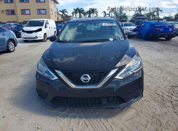 3N1AB7APXKY297616 2019 NISSAN SENTRA Black Vista frontal
