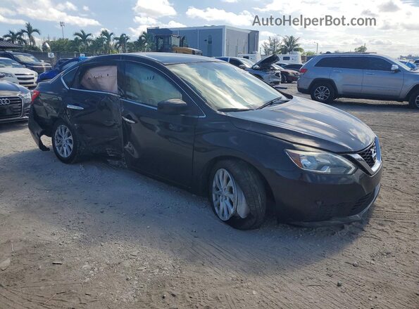 3N1AB7APXKY297616 2019 NISSAN SENTRA Black Delantero derecho