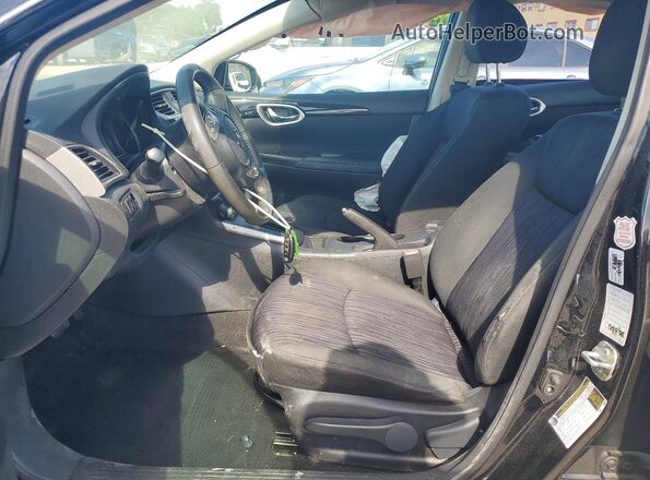 3N1AB7APXKY297616 2019 NISSAN SENTRA Black Vista interior delantera