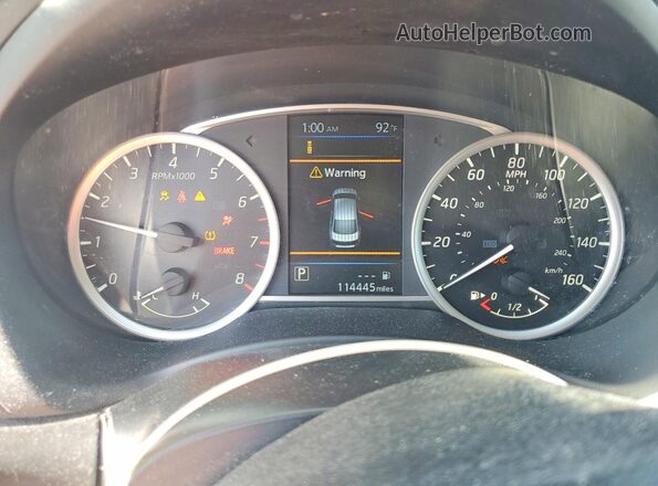 3N1AB7APXKY297616 2019 NISSAN SENTRA Black Vista del cuadro de instrumentos