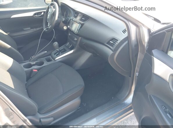 3N1AB7APXKY302538 2019 NISSAN SENTRA Gray Widok wnętrza z przodu