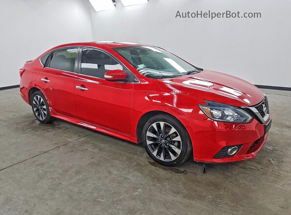 3N1AB7APXKY336530 2019 NISSAN SENTRA Red Передня права чверть