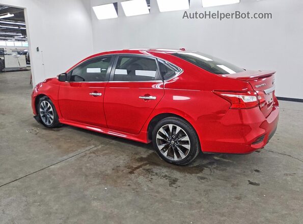 3N1AB7APXKY336530 2019 NISSAN SENTRA Red Задня ліва чверть