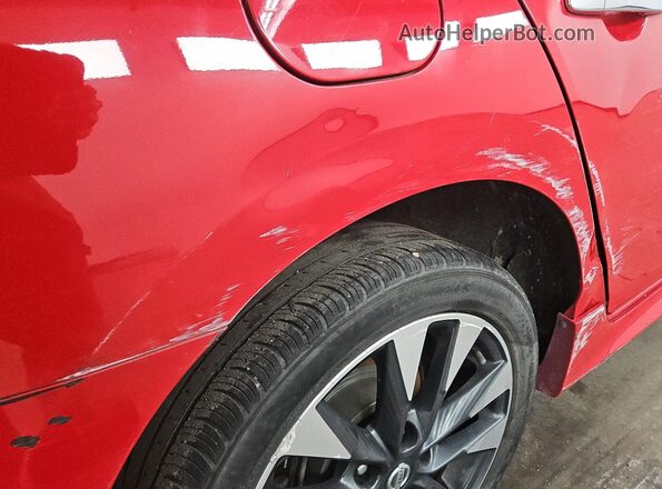 3N1AB7APXKY336530 2019 NISSAN SENTRA Red 