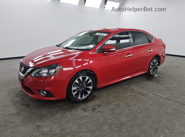 3N1AB7APXKY336530 2019 NISSAN SENTRA Red 