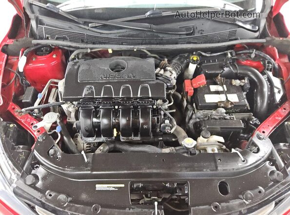 3N1AB7APXKY336530 2019 NISSAN SENTRA Red 